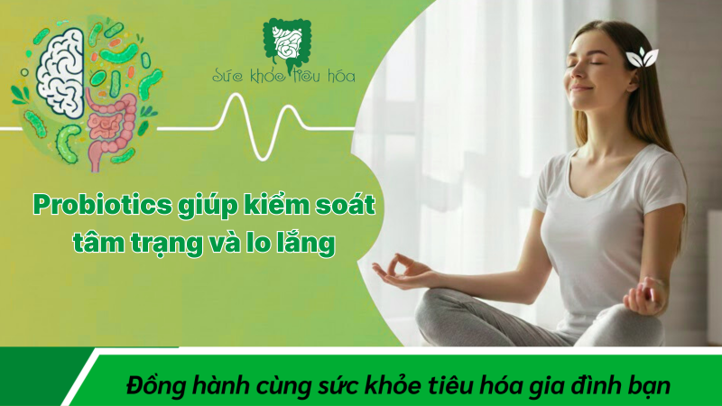 KIỂM SOÁT TÂM TRẠNG CÙNG PROBIOTICS