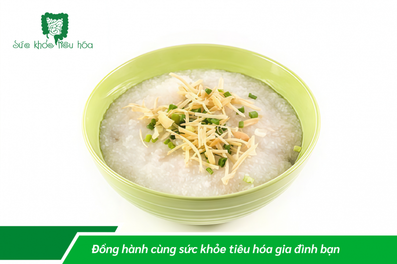 CÁC MÓN CHÁO ĐỦ DINH DƯỠNG CHO TRẺ BỊ TIÊU CHẢY