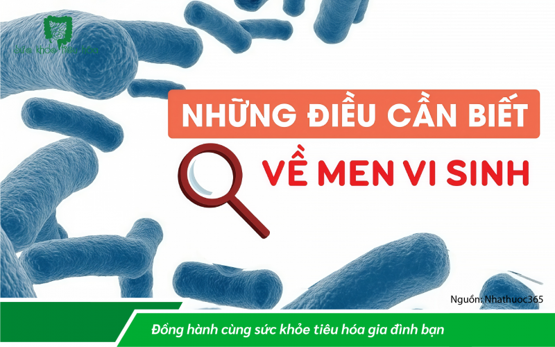 CÁCH DÙNG MEN VI SINH CHO TRẺ NHỎ