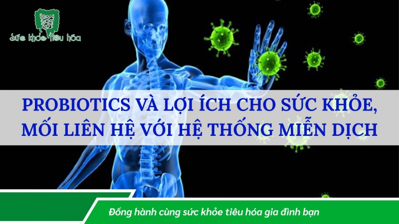 PROBIOTICS VÀ LỢI ÍCH CHO SỨC KHỎE, MỐI LIÊN HỆ VỚI HỆ THỐNG MIỄN DỊCH