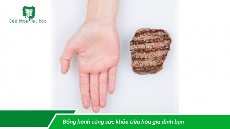 CHẾ ĐỘ ĂN HỢP LÝ THEO NGUYÊN TẮC BÀN TAY