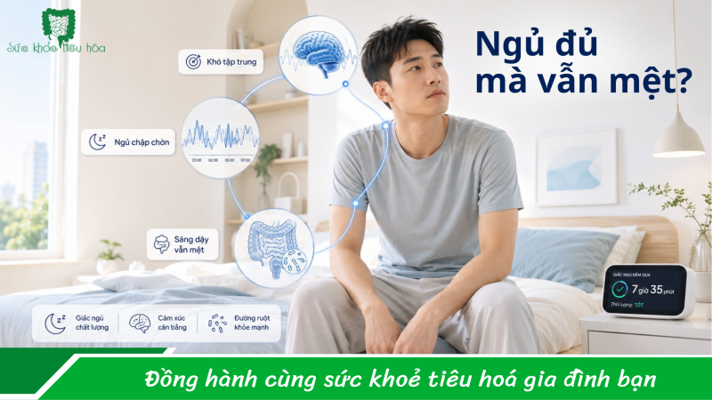 Hay lo lắng vô cớ, ngủ không sâu giấc, người mệt mỏi!!!