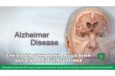 CHẾ ĐỘ ĂN LÀNH MẠNH  NGỪA BỆNH  SUY GIẢM TRÍ TUỆ ALZHEIMER 