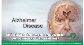 CHẾ ĐỘ ĂN LÀNH MẠNH  NGỪA BỆNH  SUY GIẢM TRÍ TUỆ ALZHEIMER 