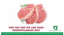 TIÊU THỤ THỊT ĐỎ LÀM TĂNG TRIMETHYLAMINE OXIT  (TMAO) MỘT CHUYỂN HÓA CHẤT LIÊN QUAN BỆNH TIM MẠCH