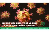 NHỮNG LIỆU PHÁP VỀ HỆ VI SINH & MIỄN DỊCH CHỐNG UNG THƯ