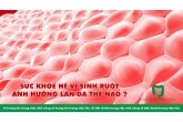 SỨC KHỎE HỆ VI SINH RUỘT ẢNH HƯỞNG LÀN DA THẾ NÀO?