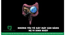 NHỮNG YẾU TỐ GÂY MẤT CÂN BẰNG HỆ VI SINH RUỘT