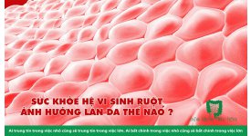 SỨC KHỎE HỆ VI SINH RUỘT ẢNH HƯỞNG LÀN DA THẾ NÀO?