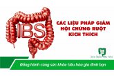CÁC LIỆU PHÁP GIẢM HỘI CHỨNG RUỘT KÍCH THÍCH 