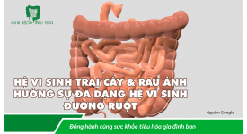 HỆ VI SINH TRÁI CÂY & RAU ẢNH HƯỞNG SỰ ĐA DẠNG HỆ VI SINH ĐƯỜNG RUỘT