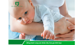 GIÚP BÉ GIẢM ĐẦY HƠI ỌC SỮA