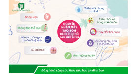  TÁO BÓN ĐỐI VỚI PHỤ NỮ SAU KHI SINH