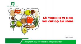 CẢI THIỆN HỆ VI SINH VỚI CHẾ ĐỘ ĂN UỐNG